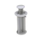 Thumbnail image #1 for AllPoints Foodservice Parts & Supplies 281697 Commercial Food Processor Small Pusher, 2-1/16" OD x 4-3/8"L, Gray Plastic