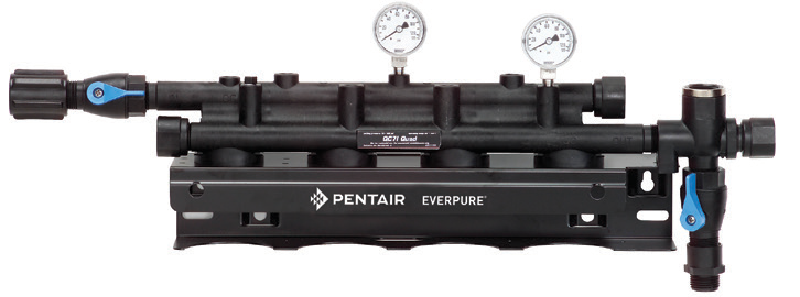 Product image #2 for Everpure QC7I Quad Parallel Water Filter Head Manifold Assembly, 3/4 Inch Inlet/Outlet