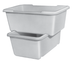 Thumbnail image #5 for Channel Manufacturing Jumbo Poly Lug Cart, 19.25 x 30 x 12 Inches, 19 Gallon Capacity