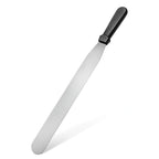 Thumbnail image #2 for New Star Foodservice Inc. 38125 Icing Spatula/Spreader, 14 in Stainless Steel, Black Plastic Handle Case of 120