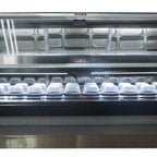 Thumbnail image #1 for Marc Refrigeration MHD-4 48-Inch Heated Food Display Case, Straight Glass, 2 Display Decks, 3 Hot Wells, Full-/Self-Service