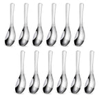 Thumbnail image #2 for New Star Foodservice Inc. 1029062 Bouillon Soup Spoon, 18/10 Stainless Steel, Extra Heavy Duty, 5–6 in Case of 12 Dozen