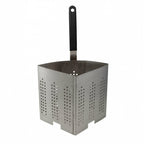 Thumbnail image #1 for Libertyware PASTA04-I Triangular Perforated Pasta Insert, Stainless Steel, PVC-Coated Handle Case of 4