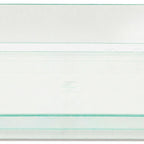 Thumbnail image #2 for JB Prince Comatec R594 C Disposable Rectangular Appetizer Plate, Clear Plastic, 5" x 2-1/4"