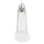 Thumbnail image #1 for Alegacy Foodservice Products 158S Single Salt & Pepper Shaker, 1-1/2 oz Tower Glass Jar, Chrome-Plated Top Case of 2 Dozen