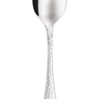 Thumbnail image #1 for Reserve by Libbey - Tessellate 949 002 Dessert Spoon, 6-5/8", 18/10 Stainless Steel, Hammered Texture, Mirror Finish