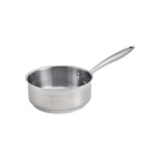 Thumbnail image #1 for Browne Foodservice Thermalloy® 5724161 Low Sauce Pan, 1-1/2 qt, Stainless Steel/Aluminum, Induction Ready, Without Cover