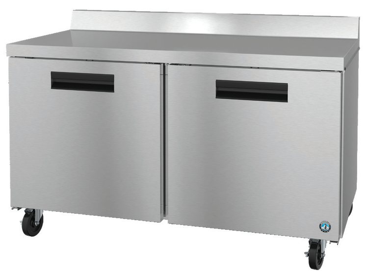 Product image #5 for Hoshizaki Steelheart WR60B 60-Inch Two-Section Worktop Refrigerator with Two Solid Hinged Doors