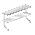 Thumbnail image #1 for AERO Manufacturing APS-884 Adjustable Stainless Steel Plate Shelf, 84"W x 8"D