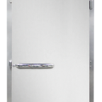 Thumbnail image #1 for Continental Refrigerator 1RENPT-SD-GD 1-Section Pass-Thru Reach-In Refrigerator, 28-1/2" Wide, Solid Front/Glass Rear Doors