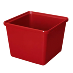 Thumbnail image #1 for G.E.T. Red Sensation ML-149-RSP 2 qt Square Red Melamine Salad Crock Case of 6
