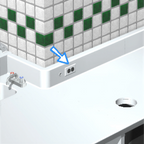 Thumbnail image #1 for La Rosa Refrigeration L-90125 NEMA 6-50R Electric Receptacle, Splash-Mount, 240V, 50A
