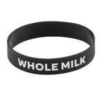 Thumbnail image #1 for TableCraft Products 13076 Whole Milk Creamer Band, Silicone, Black, 3-1/4" x 3-1/4" x 3/4" Case of 1000