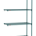 Thumbnail image #1 for Metro Super Erecta SA-1842K3-86-A4 Super Adjustable Super Erecta Wire Add-On Wire Shelving Unit, 42"W x 18"D x 86"H, 800 lb. capacity per shelf, 2000