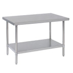 Thumbnail image #1 for Tarrison Products Ltd. TA-SWT2460 Stainless Steel Work Table, 60"W x 24"D, 18 Gauge, Undershelf, Adjustable Legs
