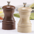 Thumbnail image #2 for Chef Specialties Professional Series Capstan 04202 Salt and Pepper Mill Set, 4-Inch, Ceramic Salt Grinder, Stainless Steel Pepper Grinder