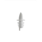 Thumbnail image #1 for CAC China LQPR-P2WT Plastic Liquor Pourer, White Case of 72 Dozen