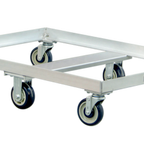 Thumbnail image #1 for New Age 51621 18-Bushel Aluminum Lug Rack Dolly, 1,500 lb Capacity, 6 Casters