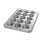 Thumbnail image #1 for Chicago Metallic Bakeware 45305 15-Cup Mini-Cake Pan, Coated Aluminized Steel, 17-7/8 x 25-7/8 in. Case of 6