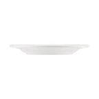 Thumbnail image #2 for CAC China Maxwell MLRN-7 Round White Melamine Plate, 7-1/8" Diameter, Rolled Edge Case of 3 Dozen