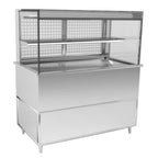 Thumbnail image #1 for RPI Industries Vienna VIAS3-20-R-SQ-SC-INS Self-Service Grab-N-Go Refrigerated Display Case, 44-1/4" W, Self-Contained Refrigeration