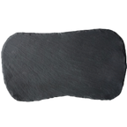 Thumbnail image #1 for Vertex China Slate S-O20 Rectangular Slate Oyster Serving Plate, 11-1/8" x 6" 1 Dozen