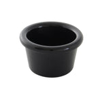 Thumbnail image #1 for Thunder Group PL534BL1 Black Plastic Round Ramekin, 1-1/2 oz, 2-1/2 in Diameter Case of 24 Dozen