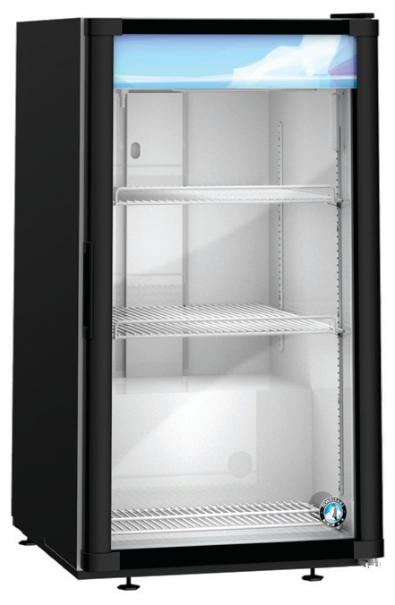 Product image #5 for Single-Section Countertop Glass Door Refrigerated Merchandiser, 5.97 Cu. Ft., Rear-Mount Self-Contained, Black