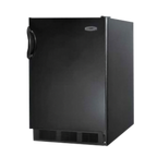 Thumbnail image #1 for Summit Commercial FF6BK7 Undercounter Refrigerator, 1-Section, 5.5 cu. ft., Solid Reversible Door, Black Exterior