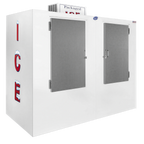 Thumbnail image #1 for Leer 3344301 Outdoor Ice Merchandiser, 155 cu. ft., Upright, Solid Doors, Self-Contained Bottom-Mounted Refrigeration