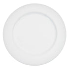 Thumbnail image #1 for CAC China Harmony HMY-9 Porcelain Round Plate, 9-3/4-Inch, Embossed Rim, Super White Case of 2 Dozen