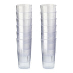 Thumbnail image #2 for New Star Foodservice Inc. 46465 Plastic Tumbler, 20 oz, Clear, Pebbled SAN, Stackable Case of 6 Dozen