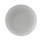 Thumbnail image #1 for Tuxton China Zion VGA-064 6-1/2-Inch Round Coupe Porcelain Plate, Matte Gray Case of 3 Dozen