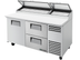 Thumbnail image #10 for True 67 3/8-Inch 2-Section Pizza Prep Table with 1 Door, 2 Drawers and Alternate Top