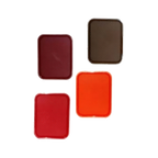 Thumbnail image #1 for G.E.T. FT-16-R Fast Food Tray, Red Polypropylene, 16-1/4" x 12" Case of 2 Dozen