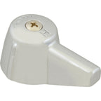 Thumbnail image #1 for AllPoints Foodservice Parts & Supplies Central Brass 1091004 Hot Faucet Handle, 1-1/2" OD, Chrome-Plated Zinc