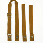 Thumbnail image #1 for Chef Works XNS09-MUS-0 Unisex Bib Apron Straps, Snap-Tab, Interchangeable Neck & Waist, Polyester, Mustard