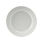Thumbnail image #1 for Tuxton China Pacifica FPA-110 Porcelain Round Plate, 11", Embossed Rim 1 Dozen