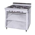 Thumbnail image #1 for Montague Company Legend 36-5 36" Heavy-Duty Gas Range with 6 Open Burners, Cabinet Base & Stainless Steel Front