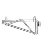 Thumbnail image #1 for Tarrison Products Ltd. TS-APB14CD Adjustable Double Shelf Bracket for Wall-Mounted Shelving, 14" Deep, Chrome
