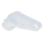 Thumbnail image #1 for AllPoints Foodservice Parts & Supplies 1631025 Mixer Bowl Lift Arm, Plastic, White, 1-3/8"L x 3/4"W x 1"D