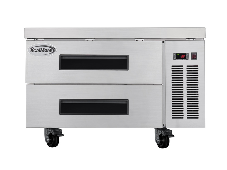 Product image #4 for KoolMore 36-Inch Stainless Steel Commercial Chef Base Refrigerator Storage Cabinet with 2 Refrigerated Drawers