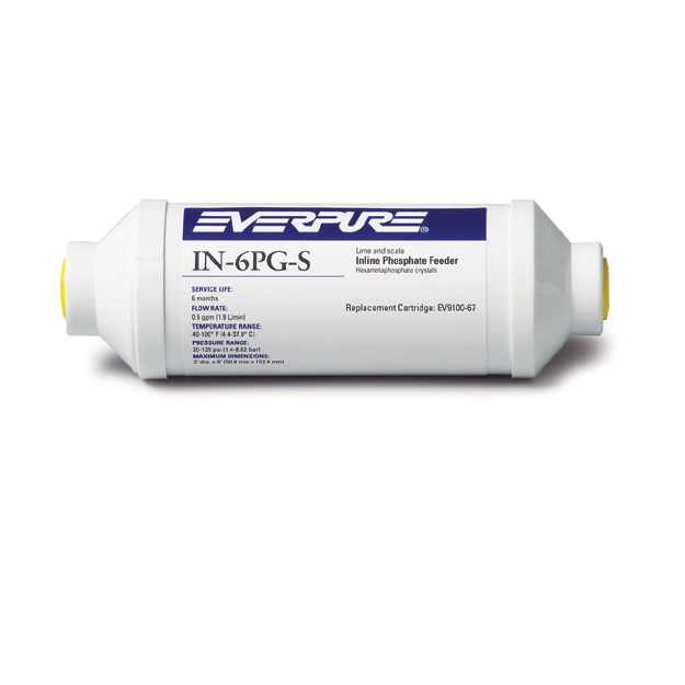 Product image #4 for Everpure IN-6 Inline Sediment and Scale Reduction Water Filter Cartridge, 5,000 Gallons, 0.75 GPM, 6-Pack