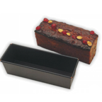 Thumbnail image #2 for Matfer Bourgeat Exopan 331075 Nonstick Steel Bread Loaf Pan, 49 oz., 10"L x 3-1/6"W x 3-1/6"H