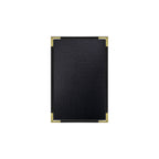 Thumbnail image #1 for Risch Seville SEV-1V 5.5X8.5 Hardback Faux-Leather Menu Cover, 5-1/2 x 8-1/2 in, Single View Case of 25