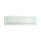 Thumbnail image #1 for G.E.T. GET ML-226-W Rectangular Melamine Display Tray, White, 21-1/2" x 8-1/4" x 3/4"H Case of 3