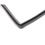 Thumbnail image #1 for AllPoints Foodservice Parts & Supplies 16949 3-Sided Black Silicone Compression Door Gasket, Retainer Mount, 16-1/2" x 17-3/4" Sides