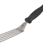 Thumbnail image #1 for JB Prince FKOfficium U138 Mini Offset Slotted Flexible Stainless Steel Fish Turner, 6-1/2", Polyamide Handle