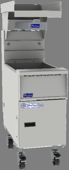 Product image #2 for Pitco Solstice Supreme Bread & Batter Cabinet Dump Station, 19-5/8 Inch Wide, Stainless Steel, for SSH60/75 Fryers