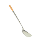 Thumbnail image #1 for Thunder Group SLSPA001 Chinese Wok Turner/Shovel, Stainless Steel, Wood Handle, 4-1/2" x 4-1/2" x 19-1/2" Case of 100